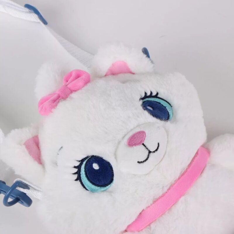 Tas White plush 28 cm 28 cm van Disney AristoCats, Wit