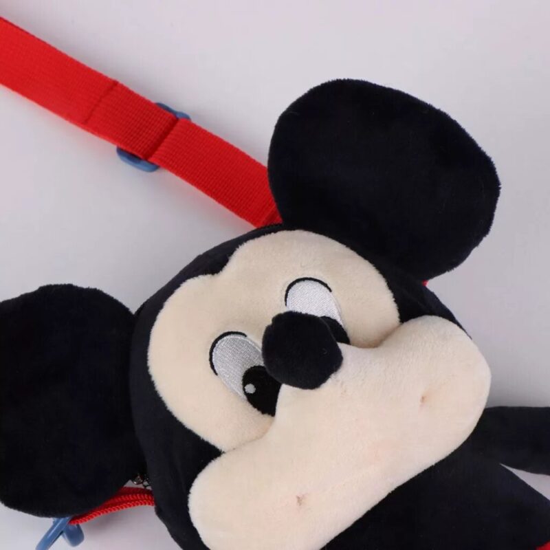 Tas Smile plush 28 cm 28 cm van Disney Mickey Mouse, Zwart