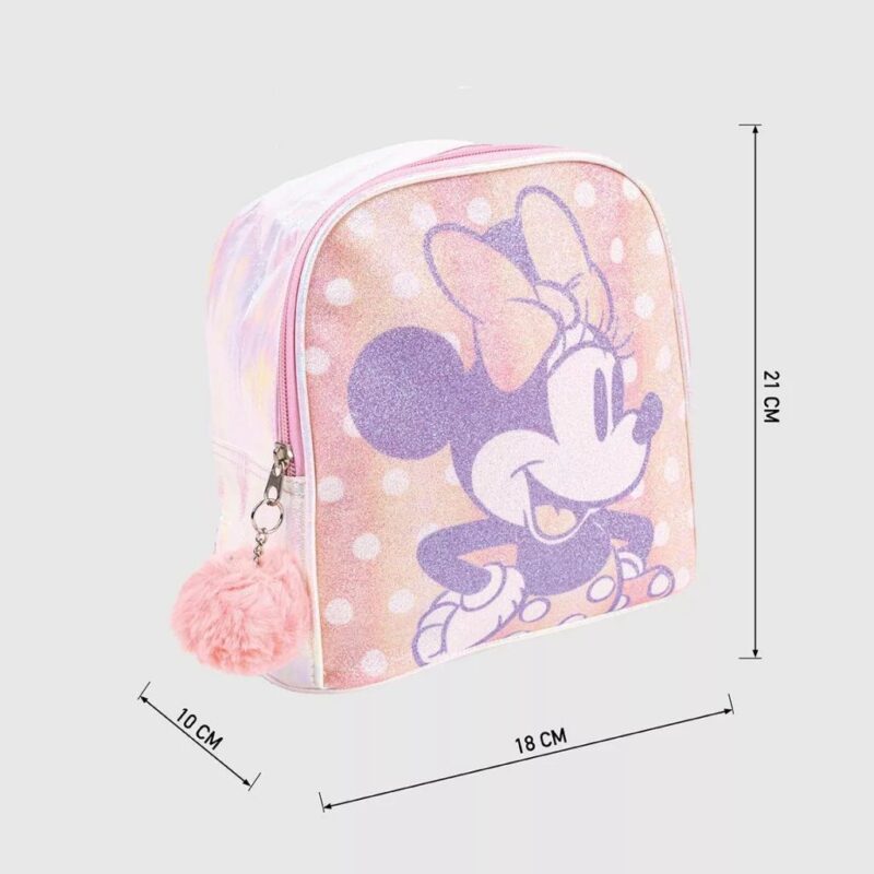 Tas holographic 21 x 18 cm 21 x 18 cm van Disney Minnie Mouse, Roze