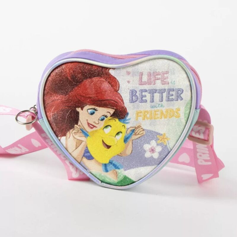 Tas Life is Better glitter 15 x 14 cm 15 x 14 cm van Disney Princess, Multicolor