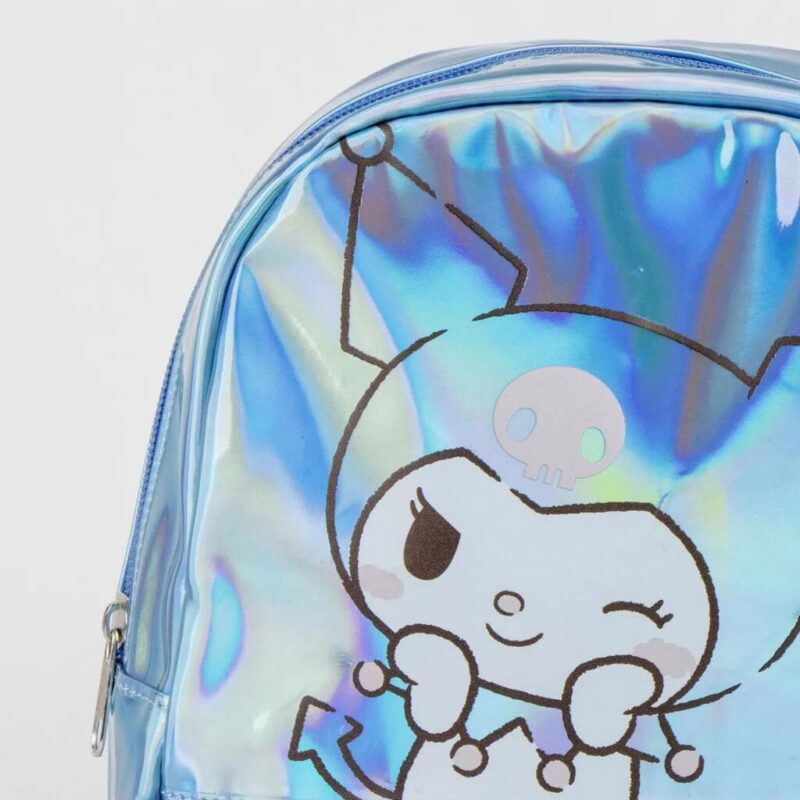 Tas Kuromi Iridescent holographic 23 cm 23 cm van Hello Kitty, Blauw