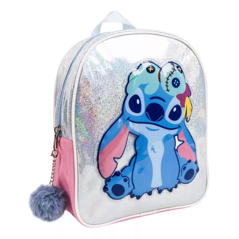 Tas hologram 23 x 20 cm 23 x 20 cm van Lilo en Stitch, Zilver