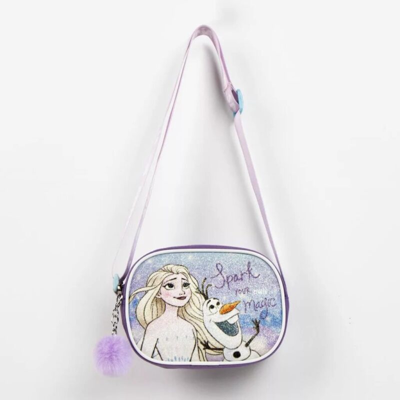 Tas Spark glitter 15 x 11 cm 15 x 11 cm van Disney Frozen, Paars