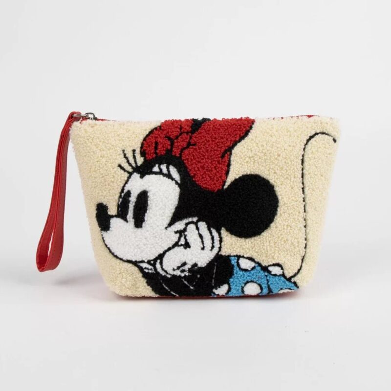Tas Dreaming plush cosmetic 22 x 14 cm 22 x 14 cm van Disney Minnie Mouse, Rood