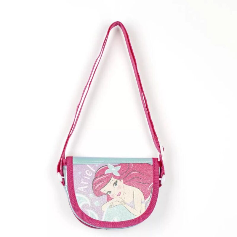 Tas Ariel glitter side 15 x 12 x 4 cm 15 x 12 x 4 cm van Disney Princess, Roze