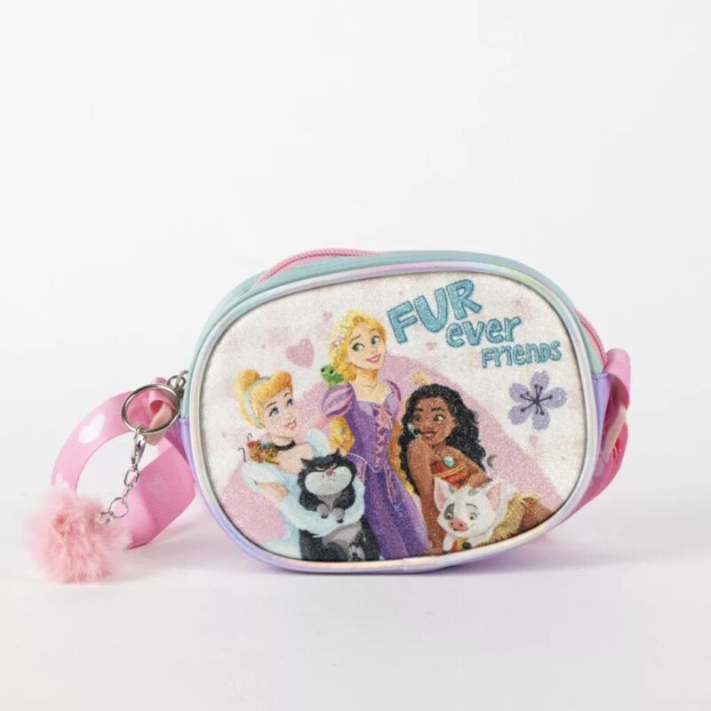 Tas Fur ever glitter 15 x 11 cm 15 x 11 cm van Disney Princess, Multicolor