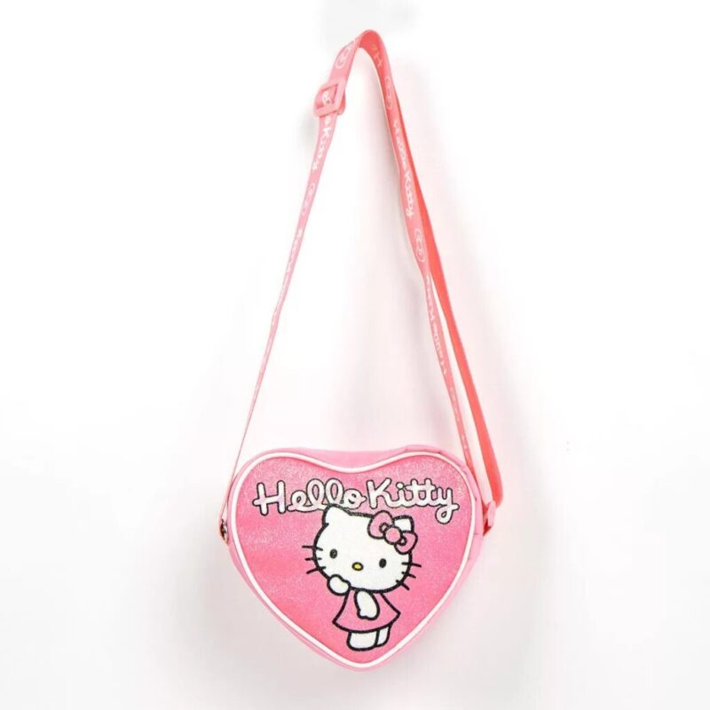 Tas Sparkle crossbody 15 x 12 cm 15 x 12 cm van Hello Kitty, Roze