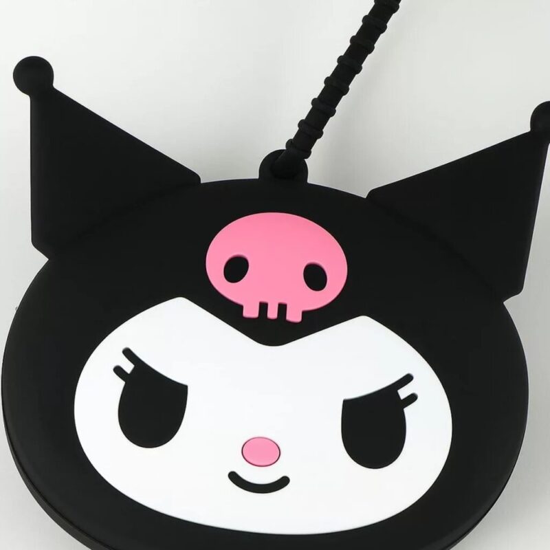 Tas Black Kuromi wallet 27 x 17 cm 27 x 17 cm van Hello Kitty, Zwart