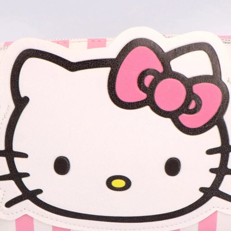 Tas Striped cosmetic 18 x 10 cm 18 x 10 cm van Hello Kitty, Roze