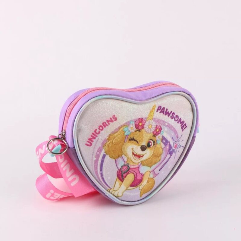 Tas Unicorns Pawsome glitter crossbody 1 15 x 14 cm van Paw Patrol, Paars