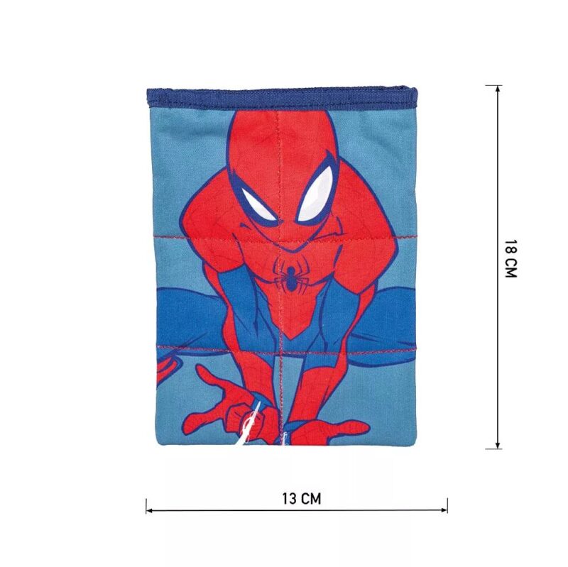 Tas phone holder 18 x 13 cm 18 x 13 cm van Spiderman, Blauw