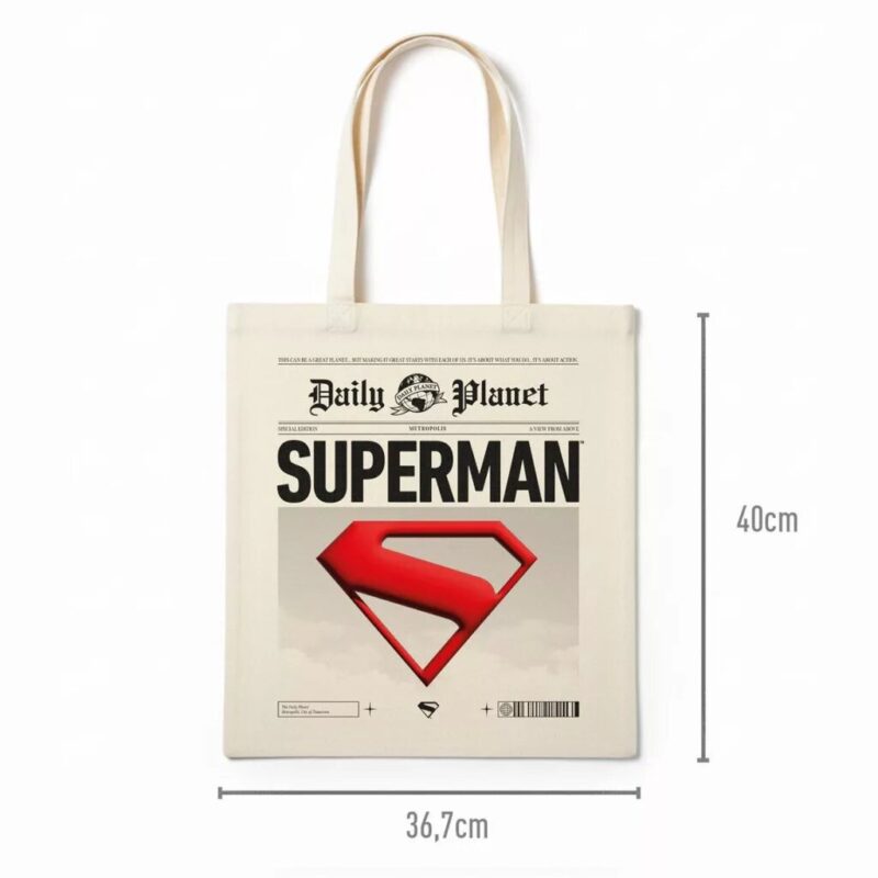 Tas Friends Daily Planet 36 x 40 cm 36 x 40 cm van Superman, Beige