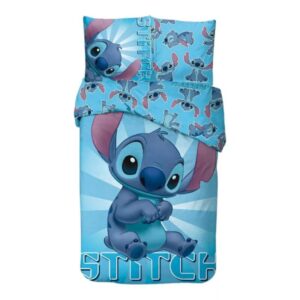 Lilo en Stitch dekbedovertrek Sky 140 x 200 cm - Blauw - 140 x 200 cm