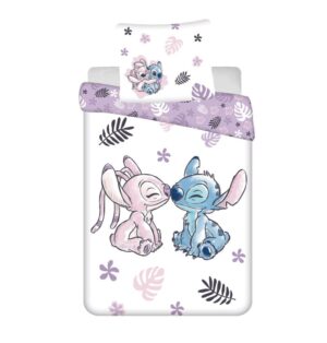 Lilo en Stitch dekbedovertrek Wit 160 x 200 cm - Wit - 160 x 200 cm - 100% katoen