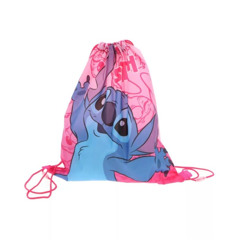 Polyester tas Pink Planet 40 x 35 cm van Lilo en Stitch in 40 x 35 cm