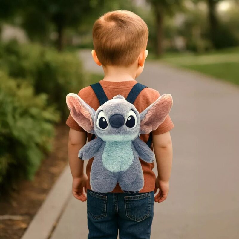 Lilo en Stitch schoudertas 30 cm van Polyester, Blue Alien plush 30 cm