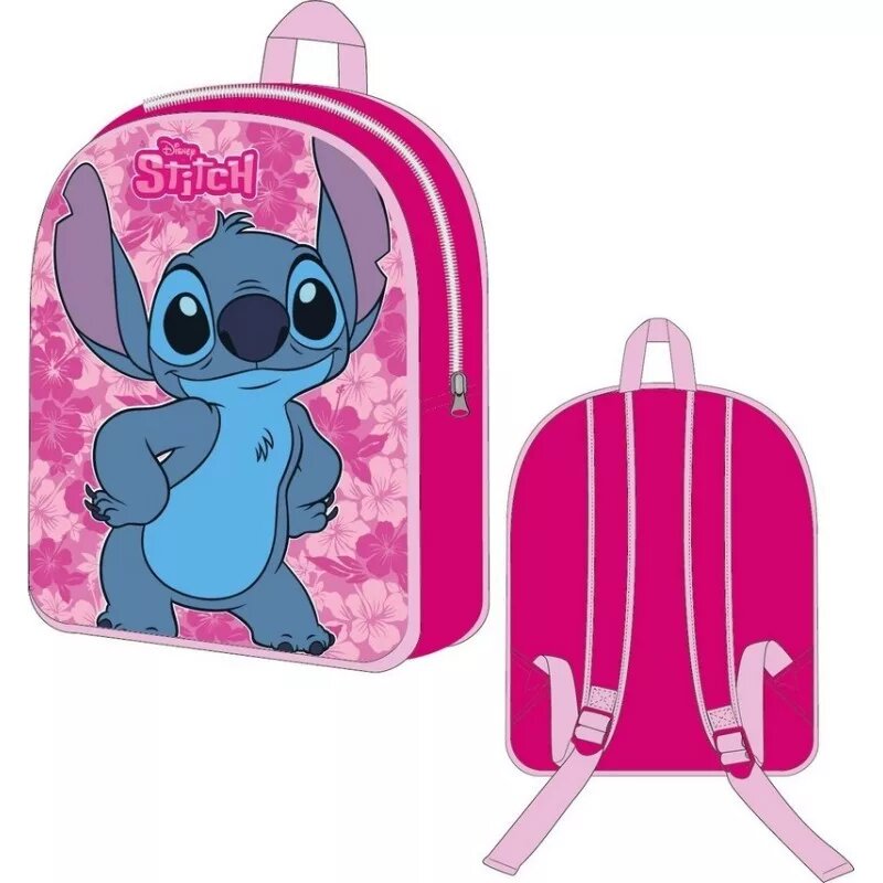 Lilo en Stitch schoudertas 30 x 26 x 10 cm van Polyester, Pink Leaf 30 x 26 x 10 cm