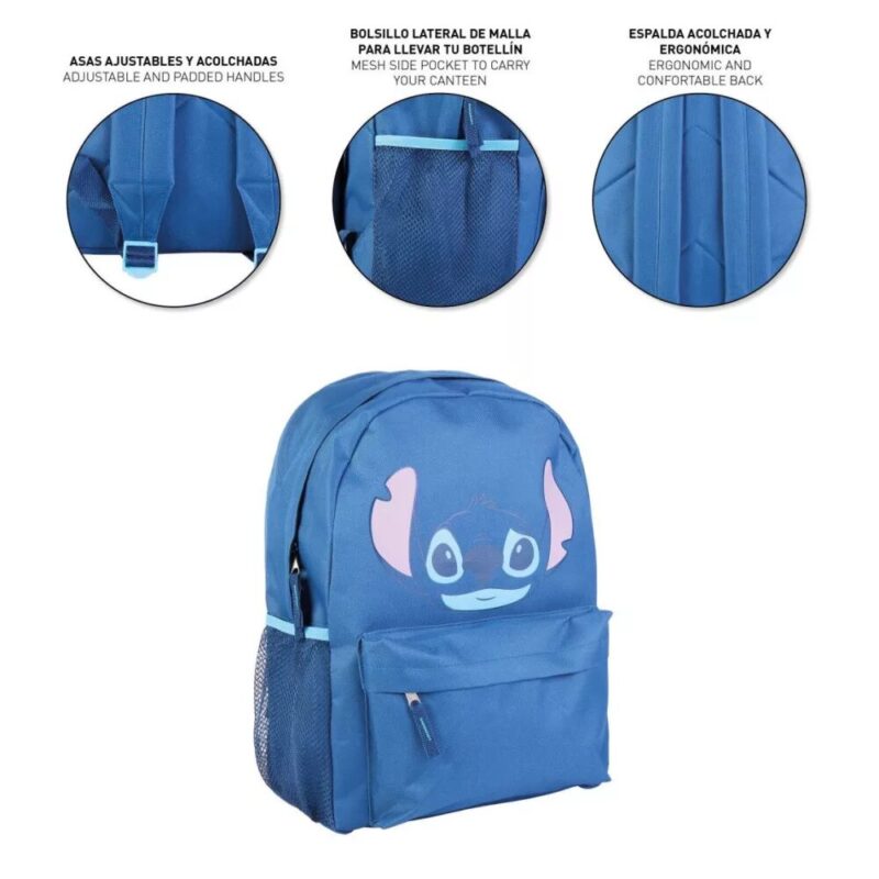 Polyester tas 41 x 30 x 14 cm van Lilo en Stitch in 41 x 30 x 14 cm