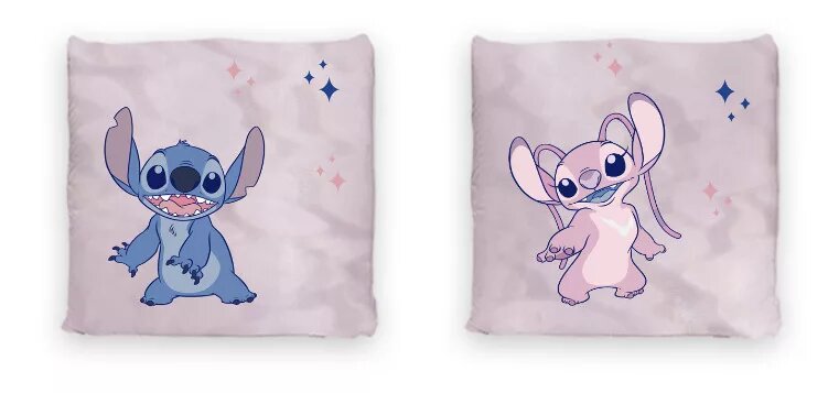 Sierkussen Pink 40 x 40 cm 40 x 40 cm van Lilo en Stitch, Roze