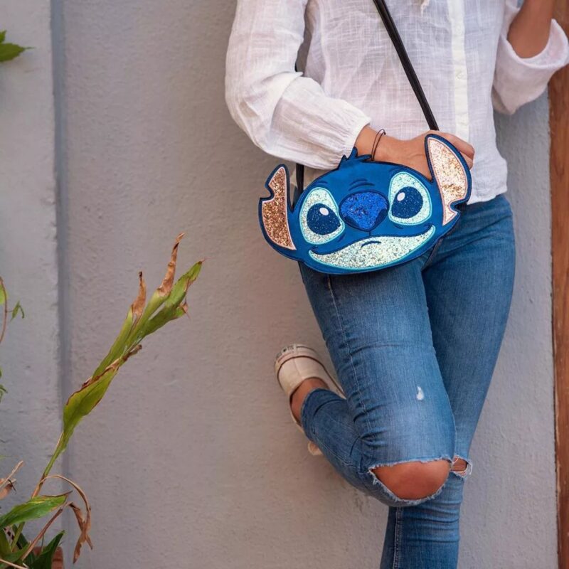 Lilo en Stitch tas faux leather 27 x 18 cm - Blauw - 27 x 18 cm - Polyester - foto 7