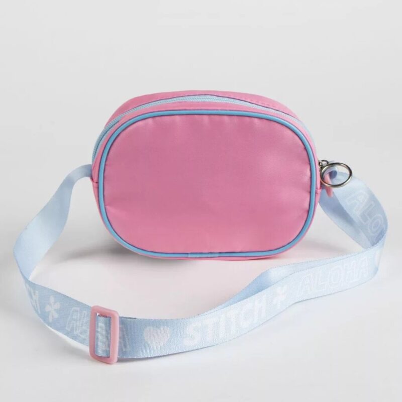 Polyester tas Ananas glitter crossbody 15 x 11 cm van Lilo en Stitch in 15 x 11 cm
