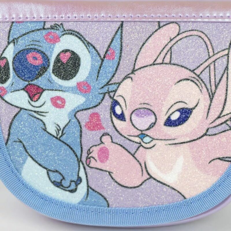 Polyester tas Kiss crossbody 15 x 12 x 4 cm van Lilo en Stitch in 15 x 12 x 4 cm