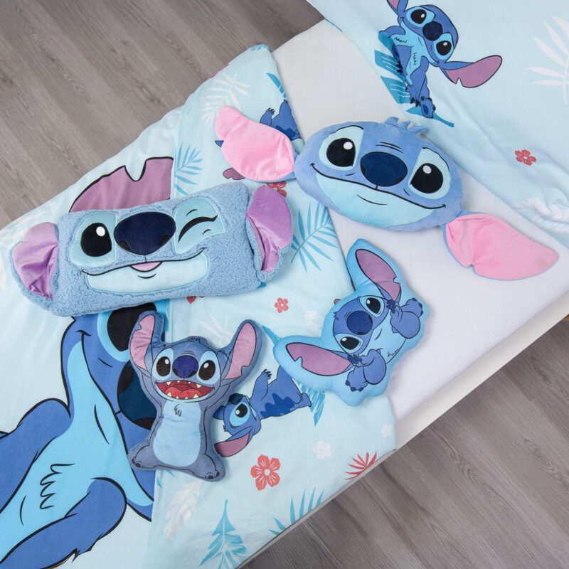 100% Polyester decoratiekussen paars 30 x 35 cm van Lilo en Stitch in 30 x 35 cm