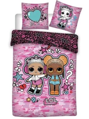 L.O.L Surprise dekbedovertrek BFF 140 x 200 cm - Roze - 140 x 200 cm - 100% Polyester
