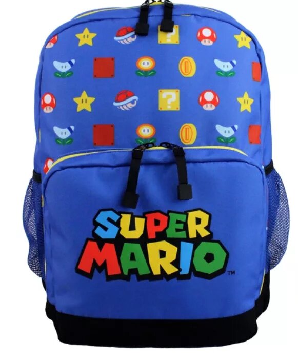 Polyester tas Super 35 x 25 x 12 cm van Mario in 35 x 25 x 12 cm