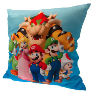 Mario sierkussen Super en vrienden 40 x 40 cm - 40 x 40 cm - 100% Polyester