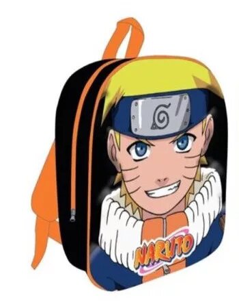Naruto schoudertas 30 x 26 x 10 cm van Polyester, Shinobi 3D 30 x 26 x 10 cm