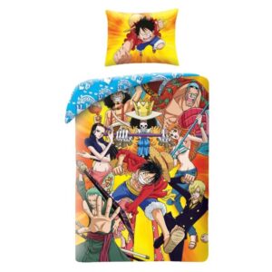 One Piece dekbedovertrek 140 x 200 cm polyester - Multicolor - 140 x 200 cm - 100% Polyester - foto 1