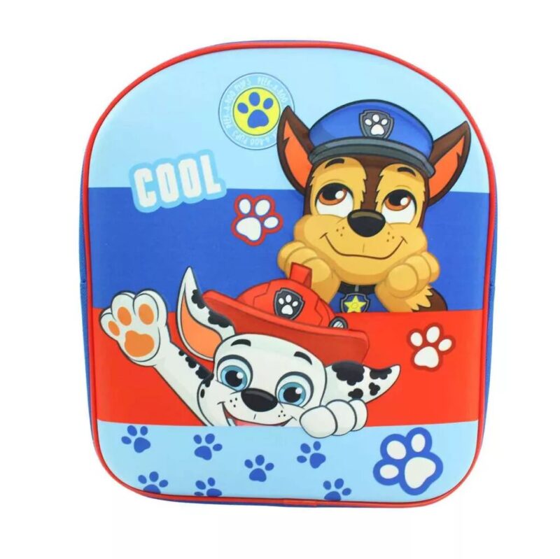 Paw Patrol schoudertas 30 x 26 x 10 cm van Polyester, Cool Boys 3D 30 x 26 x 10 cm