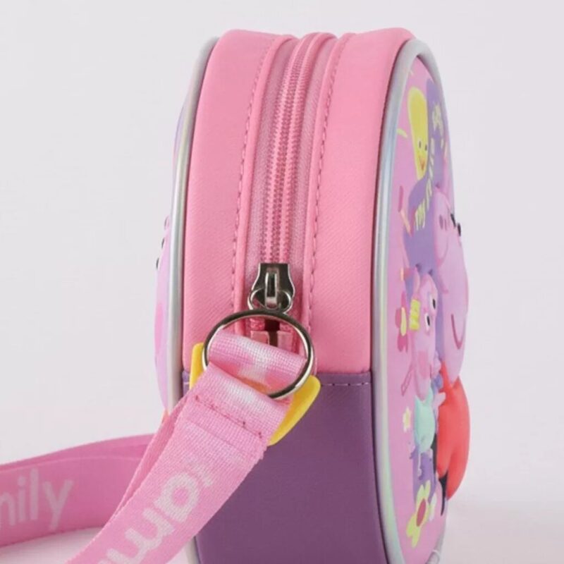Polyester tas My Little Sister 3D 13 x 13 cm van Peppa Pig in 13 x 13 cm