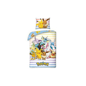 Pokemon dekbedovertrek Pikachu - Multicolor - 140 x 200 cm - 100% katoen
