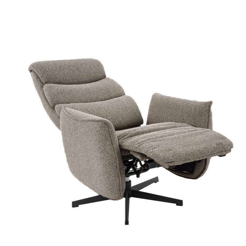 LABEL51 Fauteuil Goteborg - Mushroom - Royal Boucle - 2-Motorig Goteborg