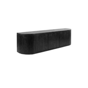 Tv Meubels Miya - Label51 kast - Zwart - Mangohout (2)