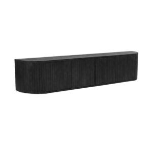 Tv Meubels Miya - Label51 kast - Zwart - Mangohout (4)