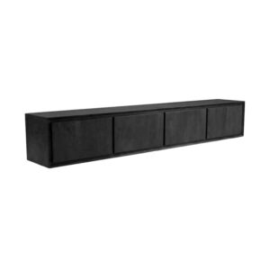 Tv Meubels Nori - Label51 kast - Zwart - Mangohout