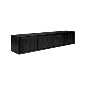 Tv Meubels Nori - Label51 kast - Zwart - Mangohout (2)