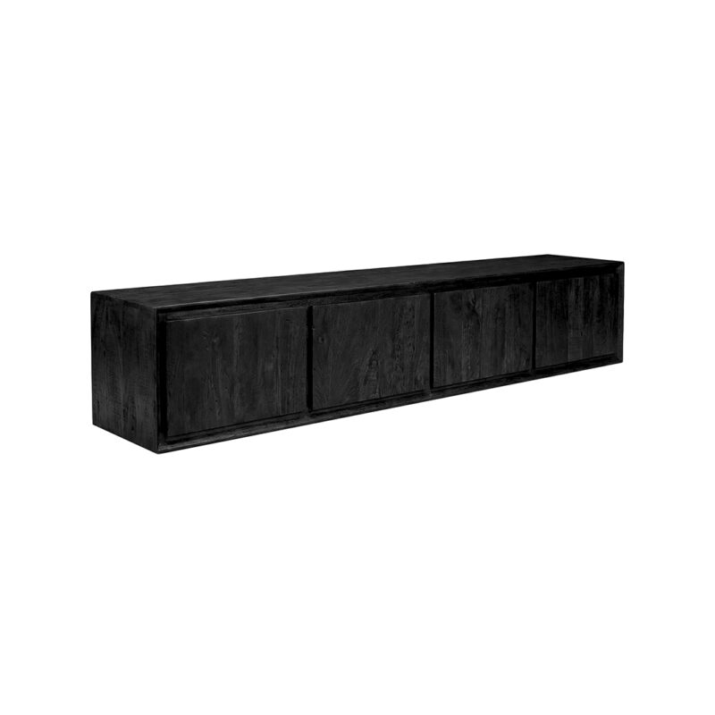 Tv Meubels Nori - Label51 kast - Zwart - Mangohout (2)