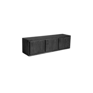 Tv Meubels Nori - Label51 kast - Zwart - Mangohout (4)