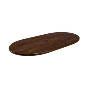 Label51 eetkamertafel Tafelblad Halve Cirkel - Espresso