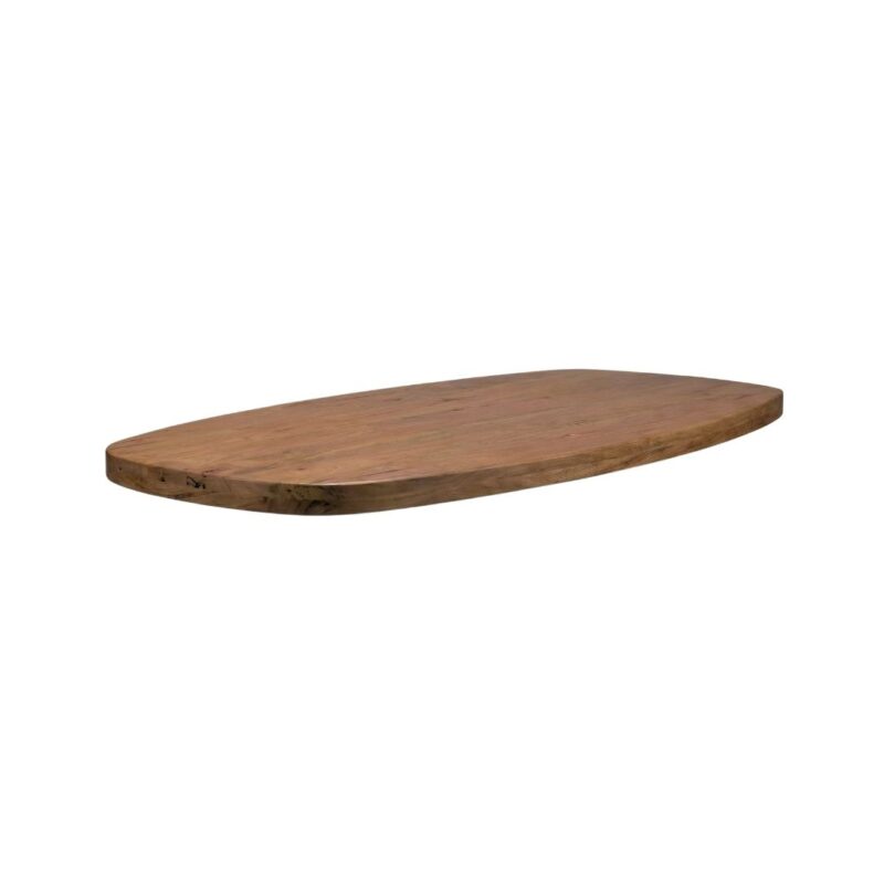 LABEL51 Eetkamertafel Tafelblad Deens Ovaal - Nature Smooth - - 160 cm - Deens Ovaal