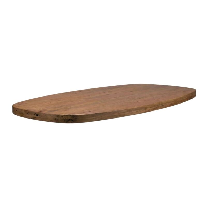 LABEL51 Eetkamertafel Tafelblad Deens Ovaal - Nature Smooth - - 220 cm - Deens Ovaal