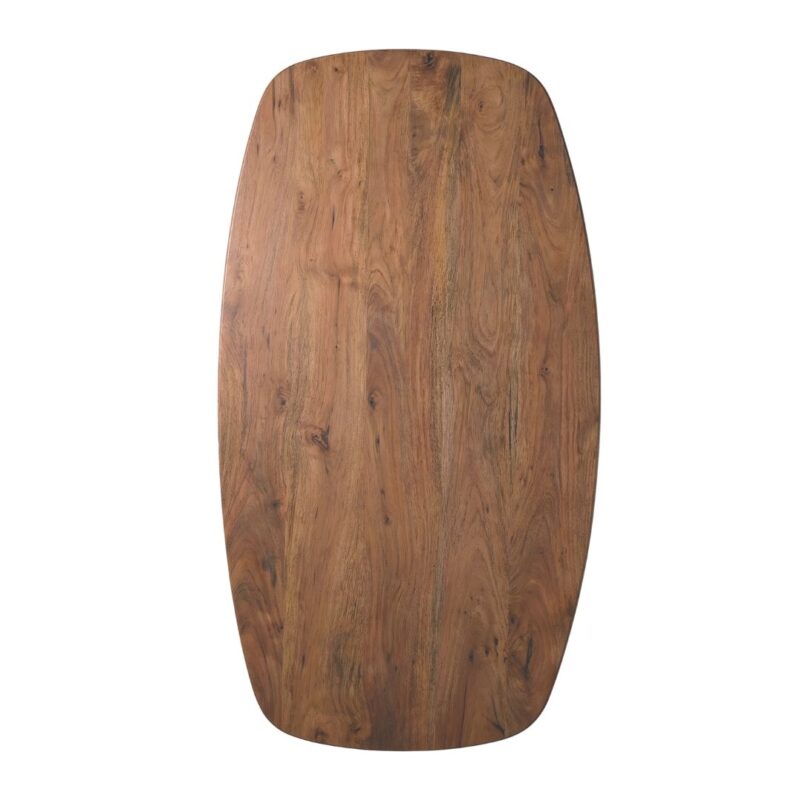 Eetkamertafel Nature Smooth - Tafelblad Deens Ovaal eettafel van Label51, vooraanzicht (2)