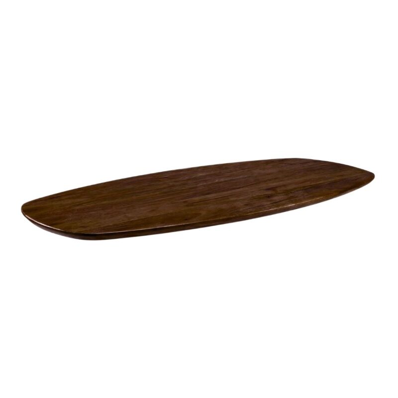 LABEL51 Eetkamertafel Modular Match - Espresso - Mangohout - 220 cm - Deens Ovaal - Sloppy