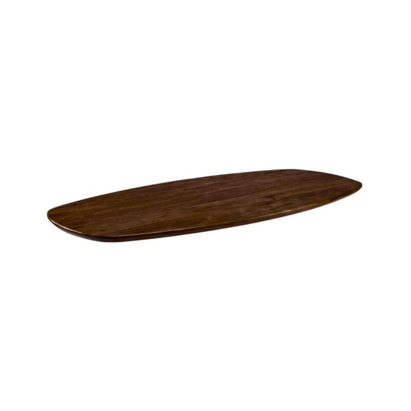 LABEL51 Eetkamertafel Modular Match - Espresso - Mangohout - 160 cm - Deens Ovaal - Sloppy
