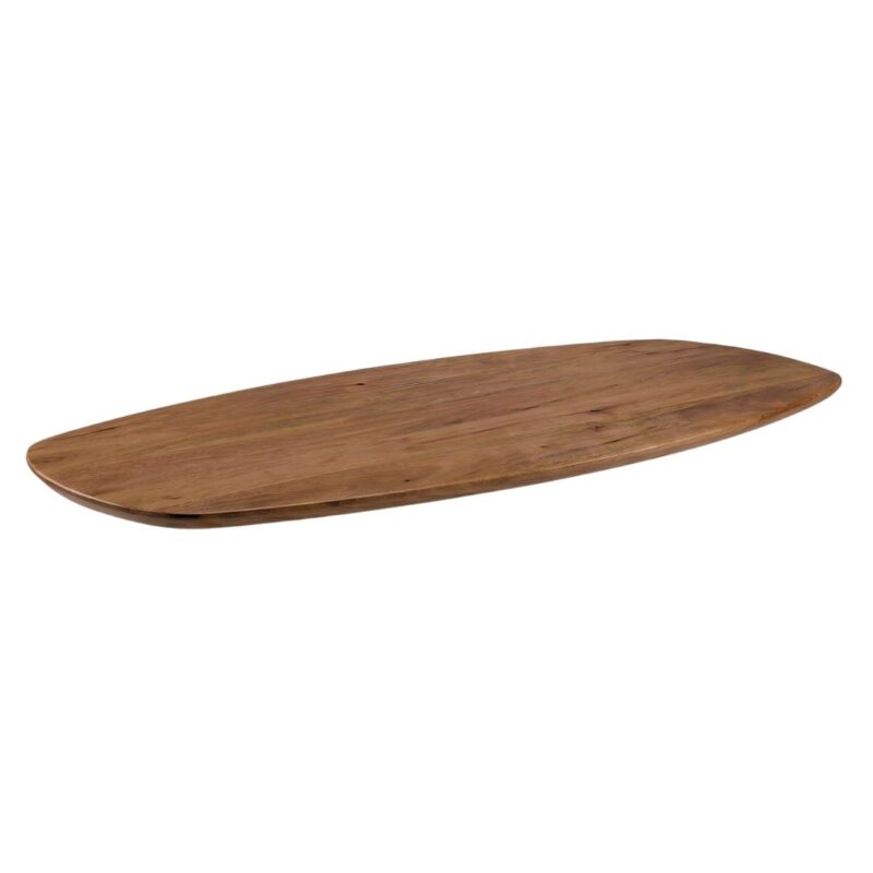 LABEL51 Eetkamertafel Tafelblad Deens Ovaal - Nature Smooth - - 240 cm - Deens Ovaal