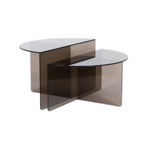 Label51 tafel Rosa - Bruin - Glas